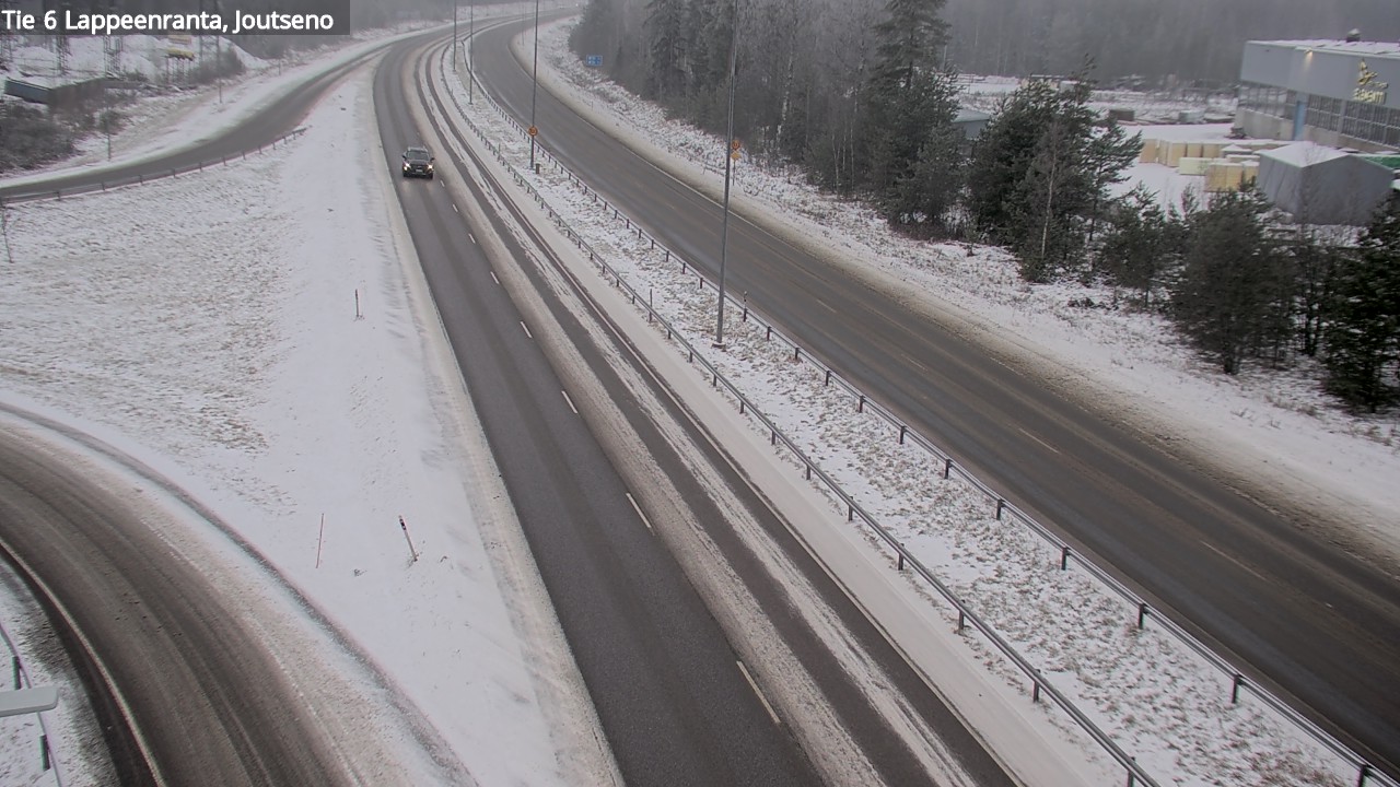 Weather Camera Image Road 6 Lappeenranta, Joutseno, Lappeenranta, Etelä-Karjala