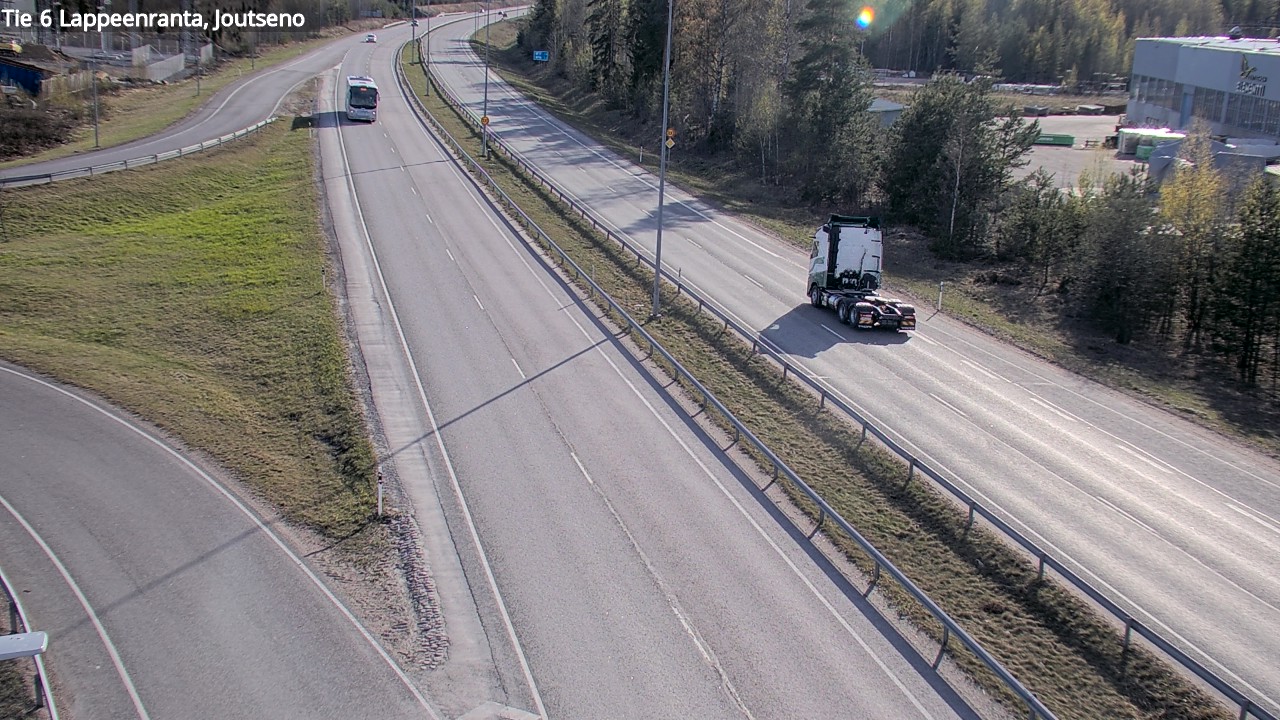 Weather Camera Image Väg 6 Villmanstrand, jotseno, Lappeenranta, Etelä-Karjala