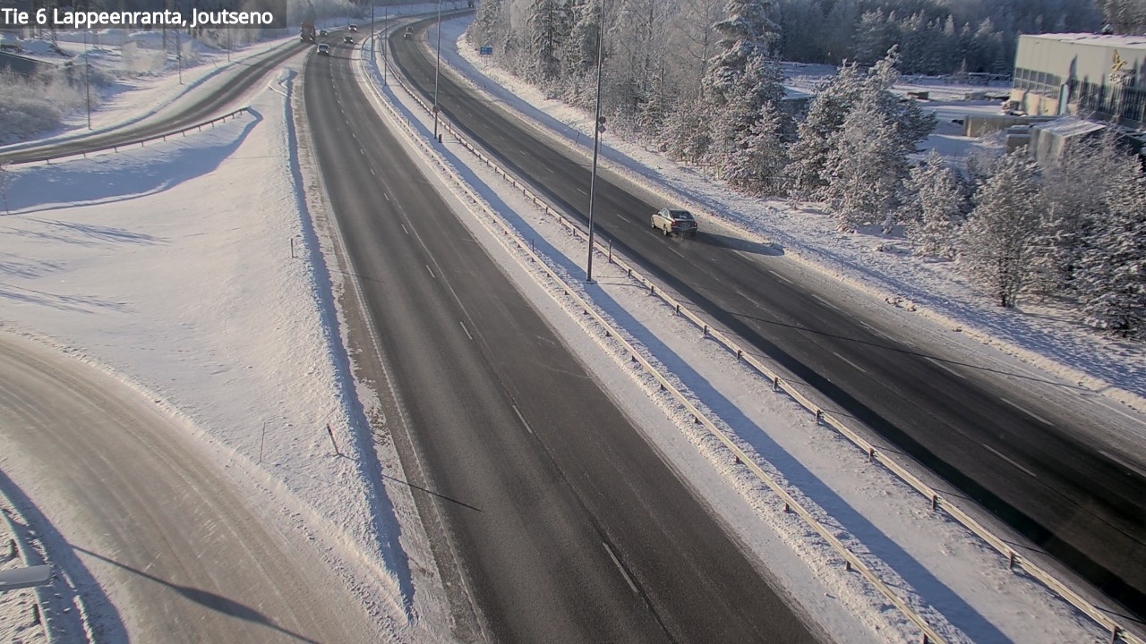Weather Camera Image Road 6 Lappeenranta, Joutseno, Lappeenranta, Etelä-Karjala