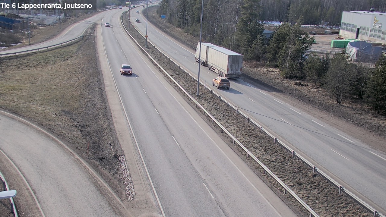 Weather Camera Image Väg 6 Villmanstrand, jotseno, Lappeenranta, Etelä-Karjala
