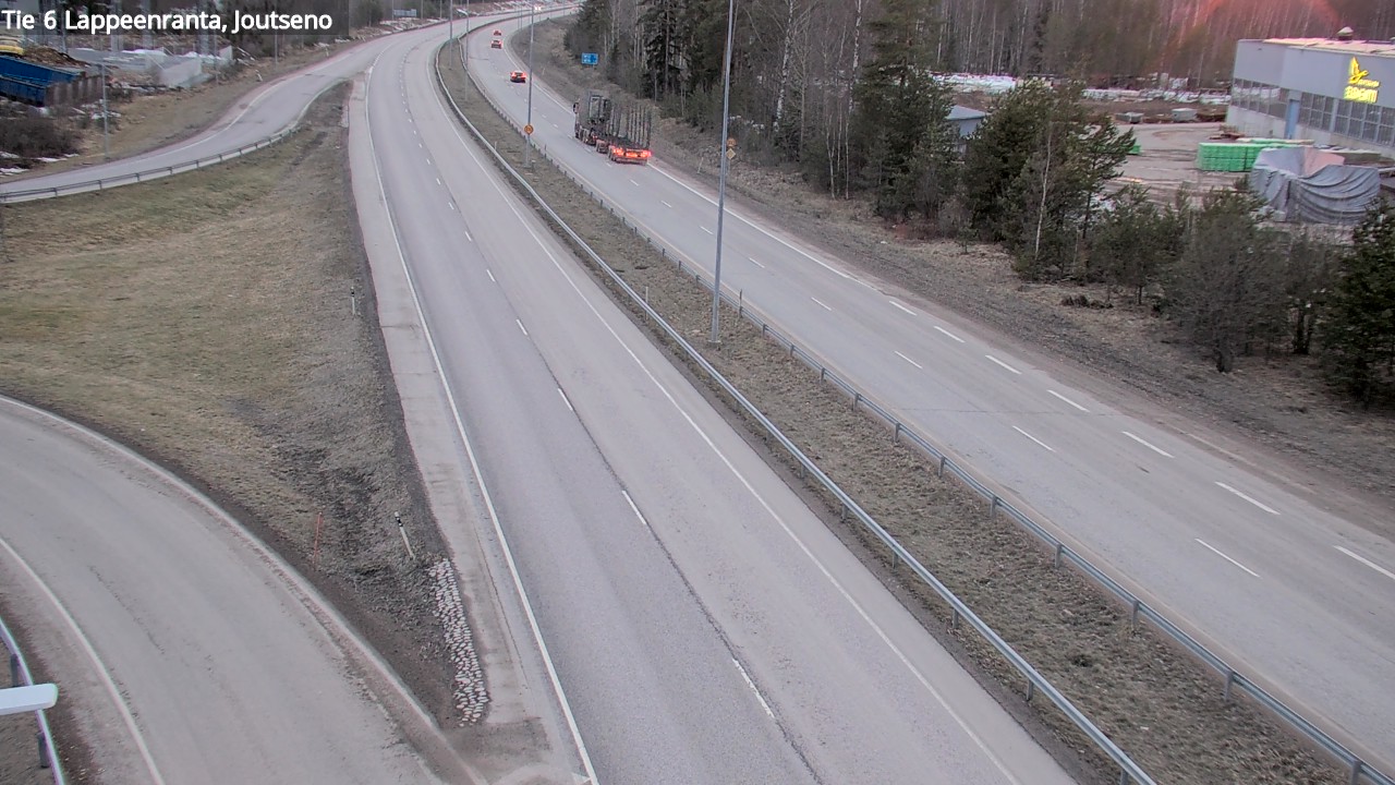 Weather Camera Image Väg 6 Villmanstrand, jotseno, Lappeenranta, Etelä-Karjala