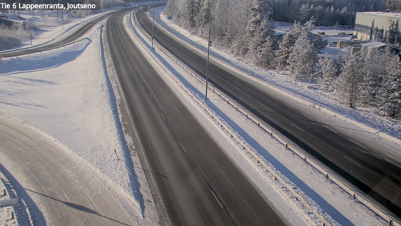 Weather Camera Image Road 6 Lappeenranta, Joutseno, Lappeenranta, Etelä-Karjala