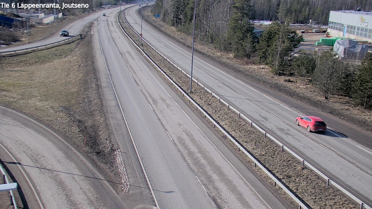 Weather Camera Image Väg 6 Villmanstrand, jotseno, Lappeenranta, Etelä-Karjala