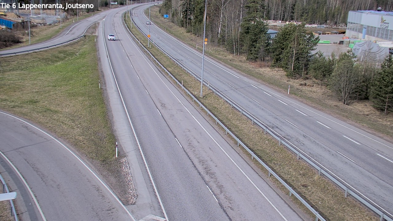 Weather Camera Image Väg 6 Villmanstrand, jotseno, Lappeenranta, Etelä-Karjala