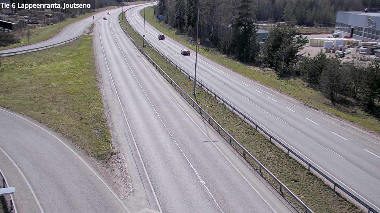 Weather Camera Image Road 6 Lappeenranta, Joutseno, Lappeenranta, Etelä-Karjala
