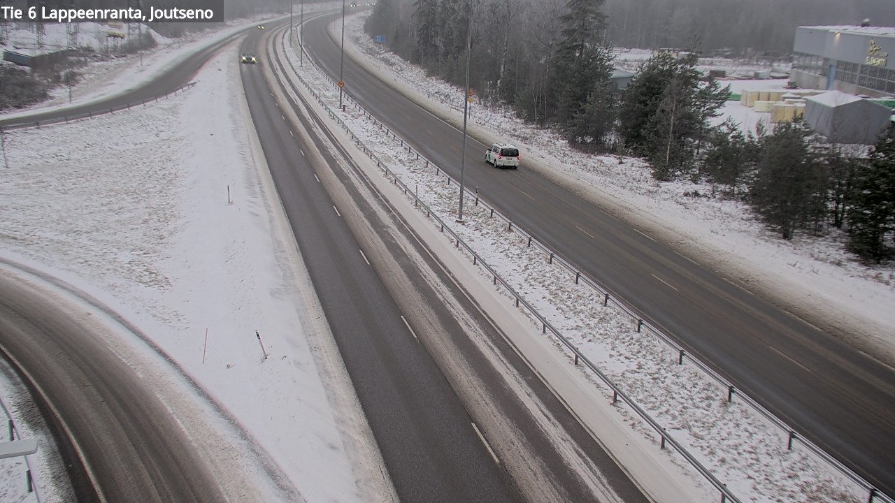 Weather Camera Image Road 6 Lappeenranta, Joutseno, Lappeenranta, Etelä-Karjala