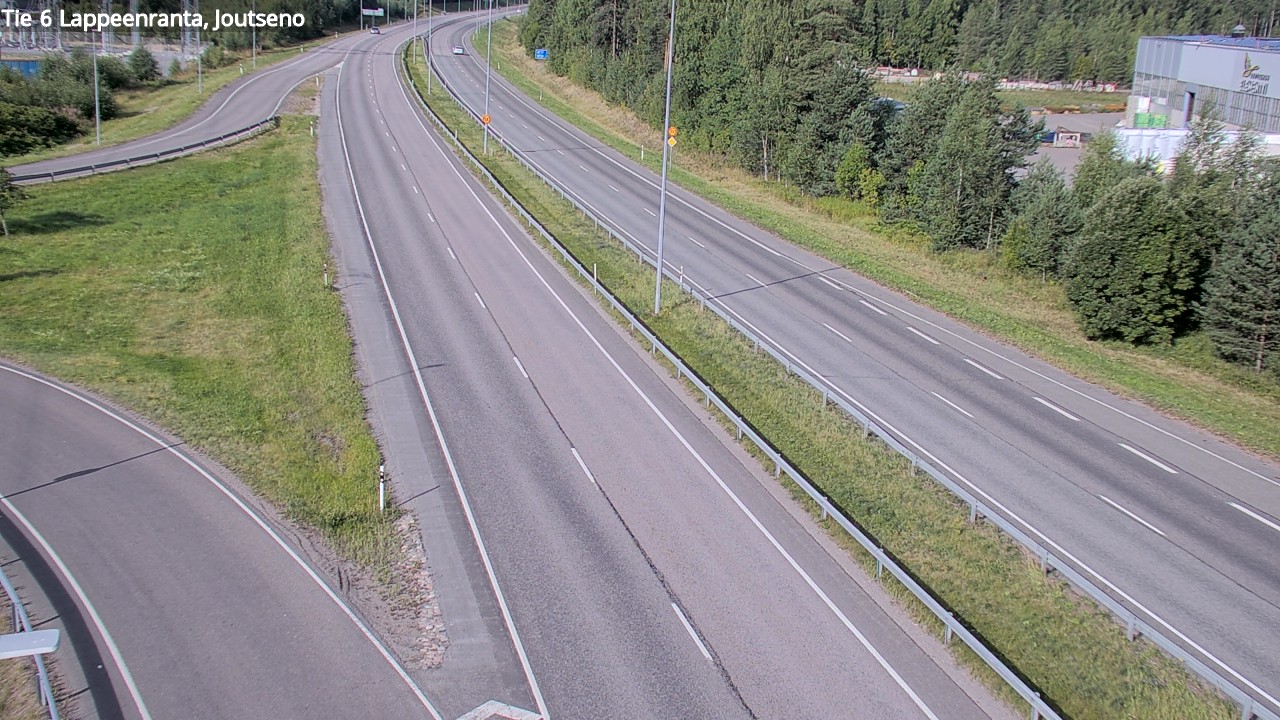 Weather Camera Image Road 6 Lappeenranta, Joutseno, Lappeenranta, Etelä-Karjala