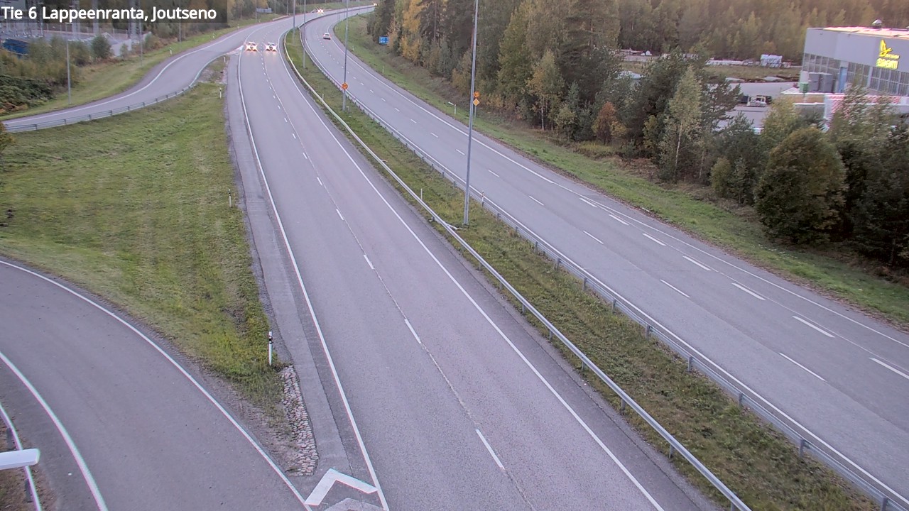 Weather Camera Image Road 6 Lappeenranta, Joutseno, Lappeenranta, Etelä-Karjala
