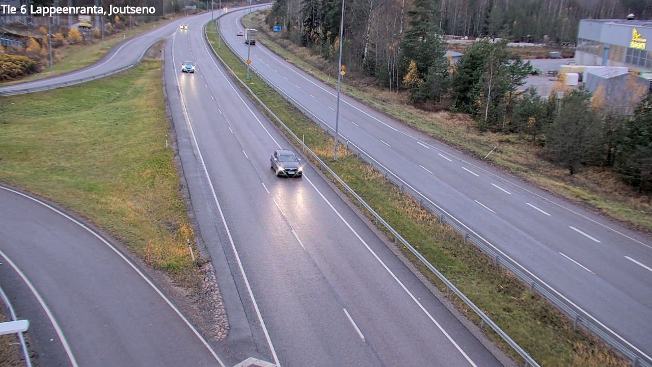 Weather Camera Image Road 6 Lappeenranta, Joutseno, Lappeenranta, Etelä-Karjala