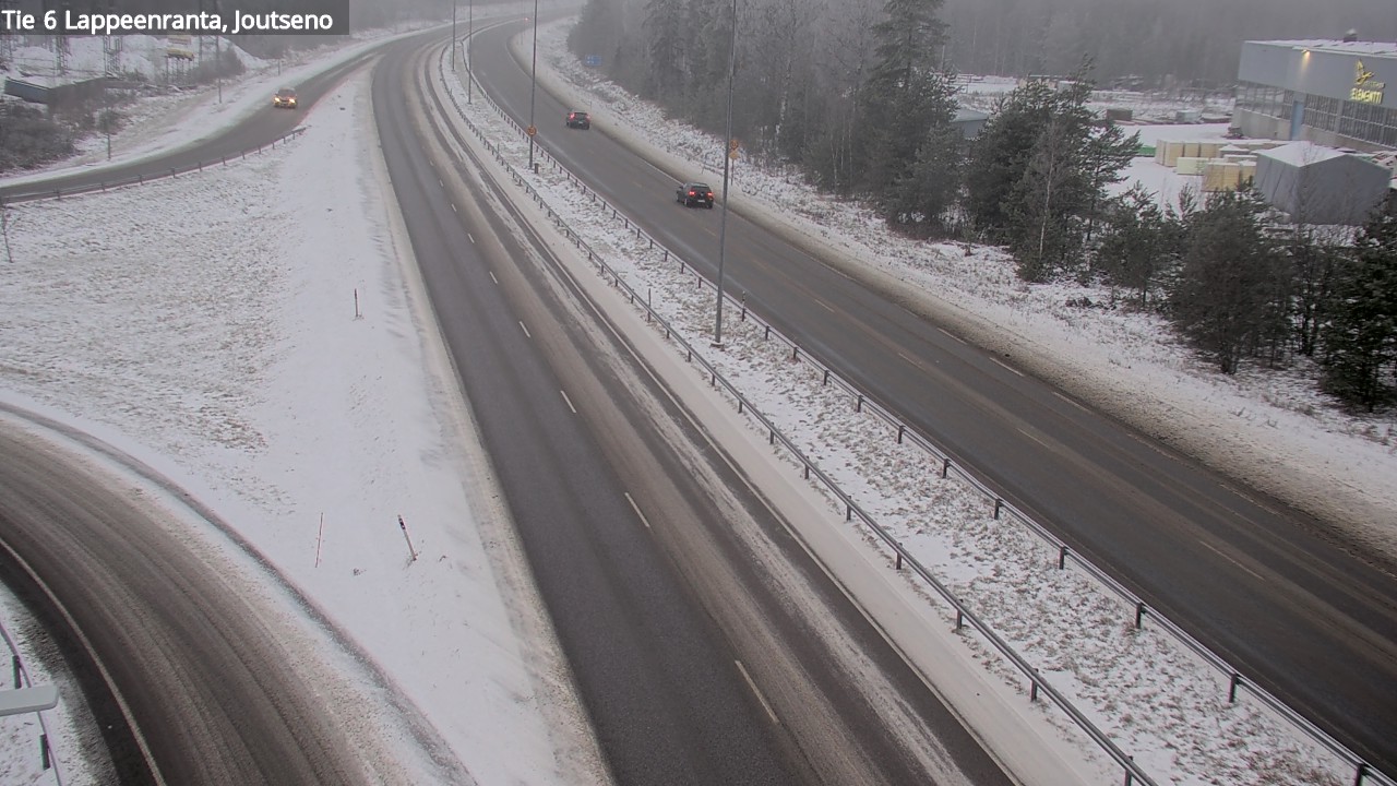 Weather Camera Image Road 6 Lappeenranta, Joutseno, Lappeenranta, Etelä-Karjala