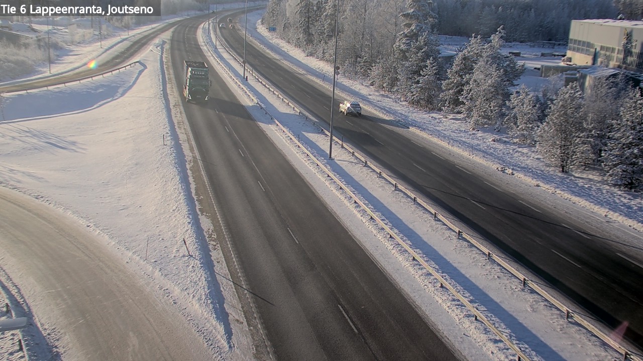 Weather Camera Image Road 6 Lappeenranta, Joutseno, Lappeenranta, Etelä-Karjala