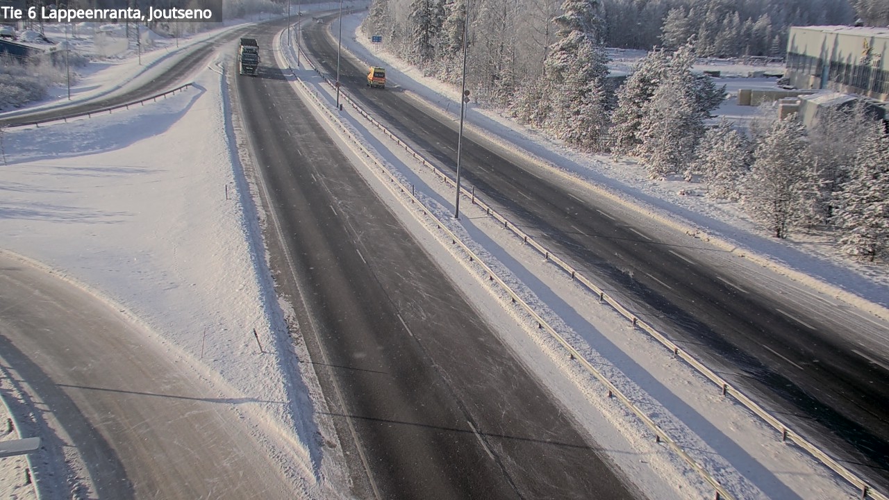 Weather Camera Image Road 6 Lappeenranta, Joutseno, Lappeenranta, Etelä-Karjala
