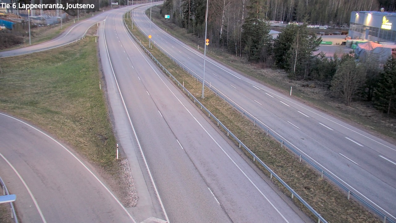 Weather Camera Image Road 6 Lappeenranta, Joutseno, Lappeenranta, Etelä-Karjala