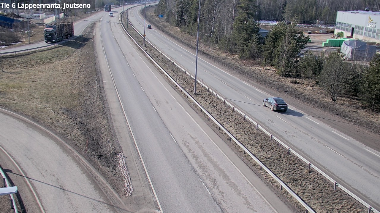 Weather Camera Image Väg 6 Villmanstrand, jotseno, Lappeenranta, Etelä-Karjala