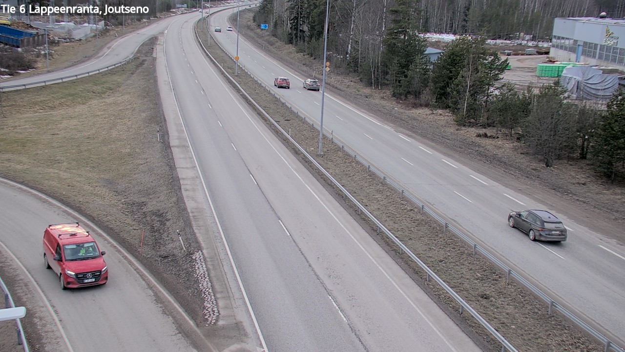 Weather Camera Image Väg 6 Villmanstrand, jotseno, Lappeenranta, Etelä-Karjala