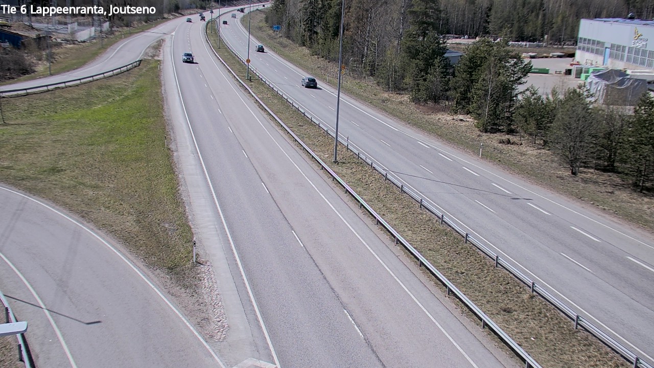 Weather Camera Image Väg 6 Villmanstrand, jotseno, Lappeenranta, Etelä-Karjala
