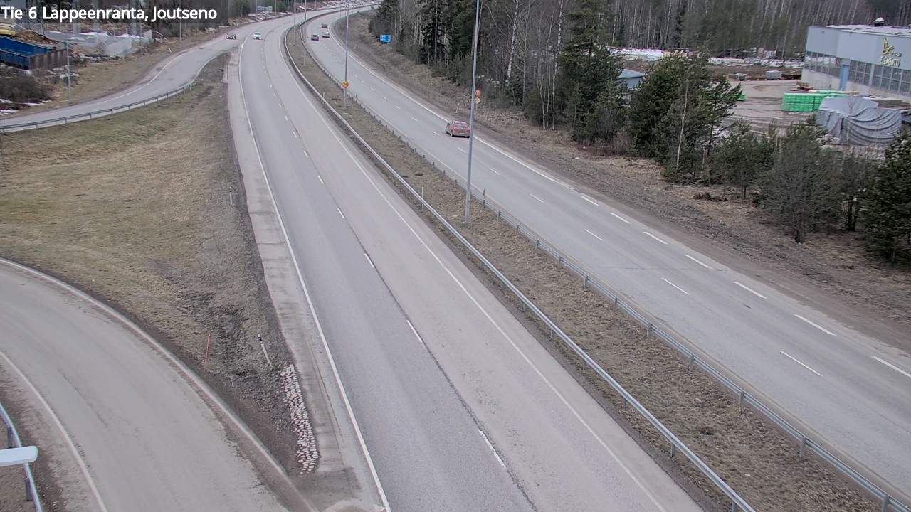 Weather Camera Image Väg 6 Villmanstrand, jotseno, Lappeenranta, Etelä-Karjala