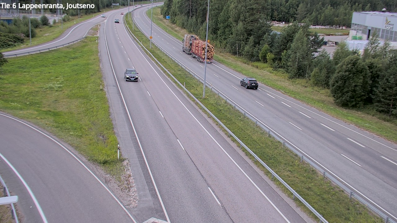 Weather Camera Image Road 6 Lappeenranta, Joutseno, Lappeenranta, Etelä-Karjala