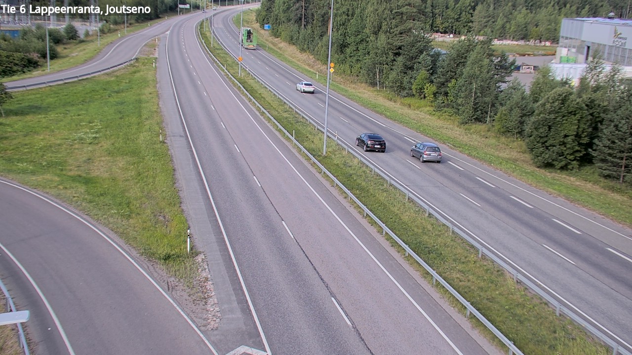 Weather Camera Image Road 6 Lappeenranta, Joutseno, Lappeenranta, Etelä-Karjala