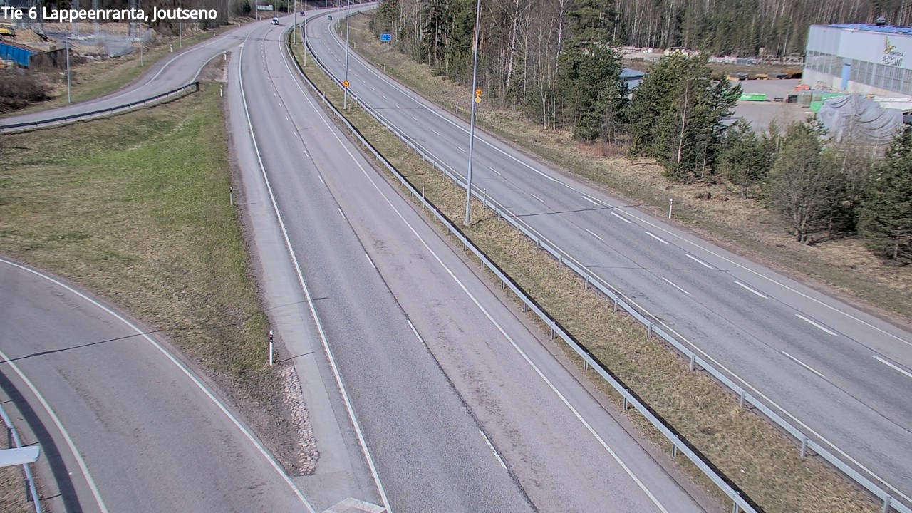 Weather Camera Image Väg 6 Villmanstrand, jotseno, Lappeenranta, Etelä-Karjala