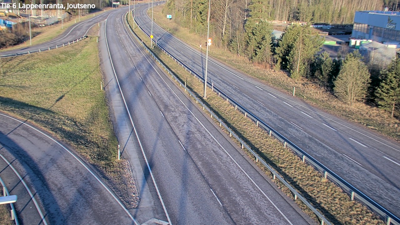 Weather Camera Image Väg 6 Villmanstrand, jotseno, Lappeenranta, Etelä-Karjala