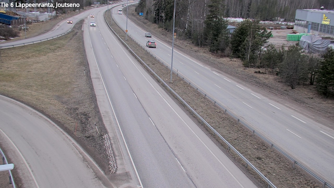 Weather Camera Image Väg 6 Villmanstrand, jotseno, Lappeenranta, Etelä-Karjala