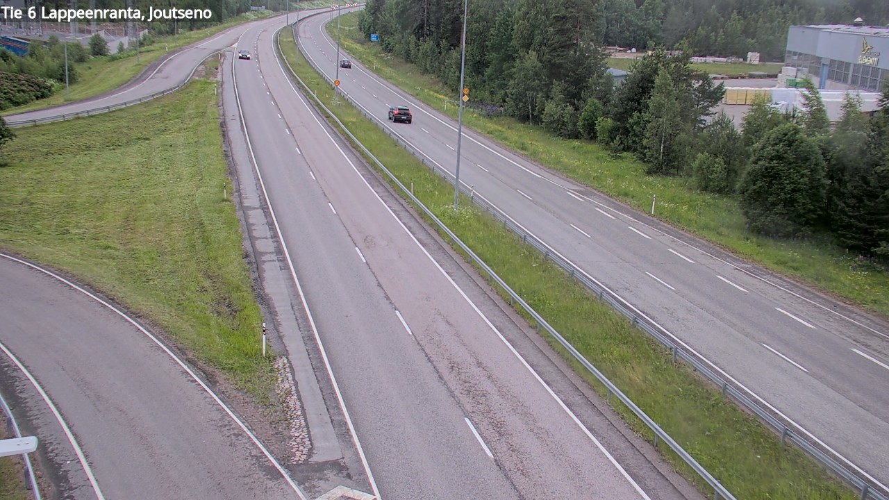 Weather Camera Image Väg 6 Villmanstrand, jotseno, Lappeenranta, Etelä-Karjala