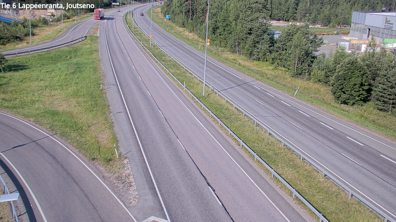 Weather Camera Image Road 6 Lappeenranta, Joutseno, Lappeenranta, Etelä-Karjala