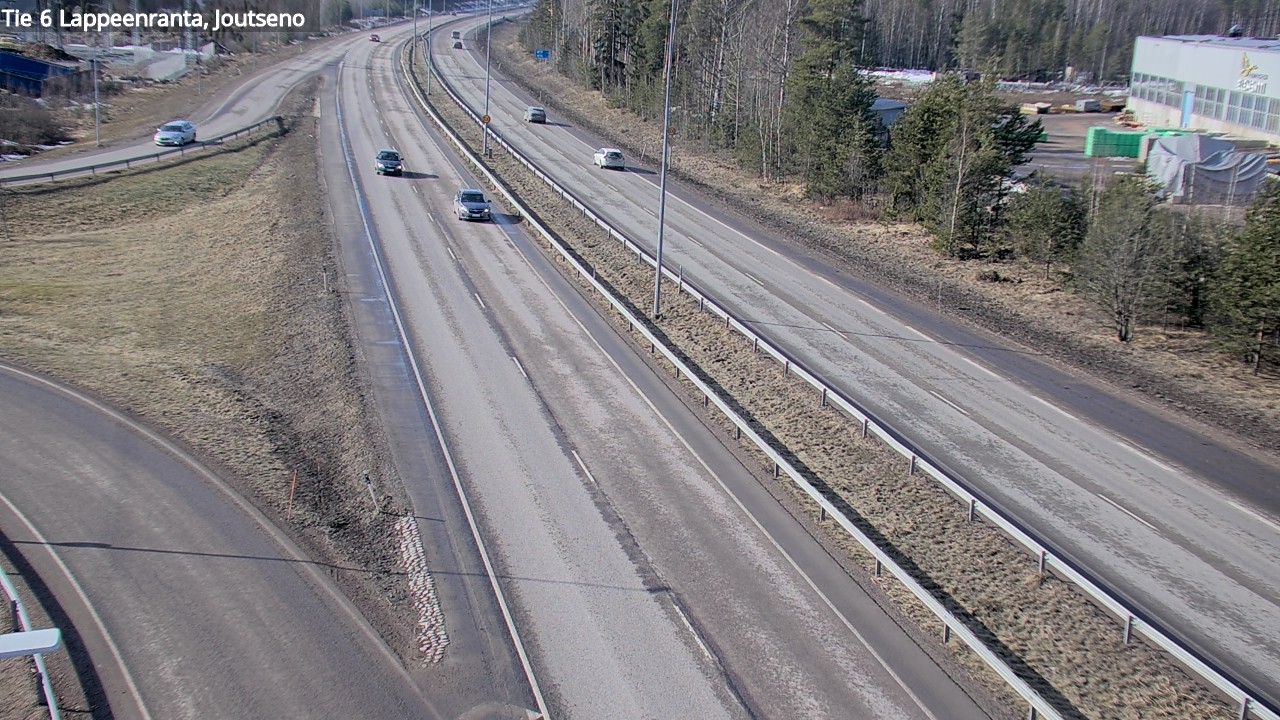 Weather Camera Image Väg 6 Villmanstrand, jotseno, Lappeenranta, Etelä-Karjala