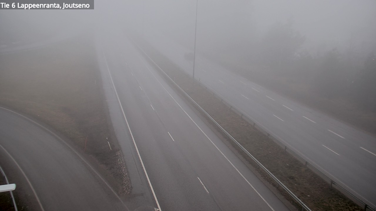 Weather Camera Image Väg 6 Villmanstrand, jotseno, Lappeenranta, Etelä-Karjala