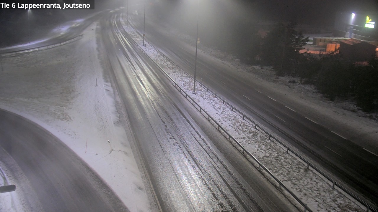 Weather Camera Image Road 6 Lappeenranta, Joutseno, Lappeenranta, Etelä-Karjala
