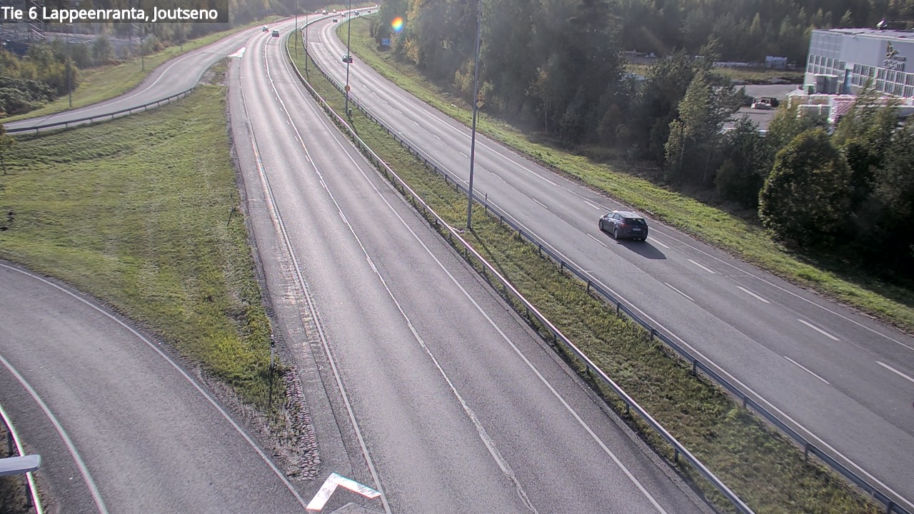 Weather Camera Image Road 6 Lappeenranta, Joutseno, Lappeenranta, Etelä-Karjala