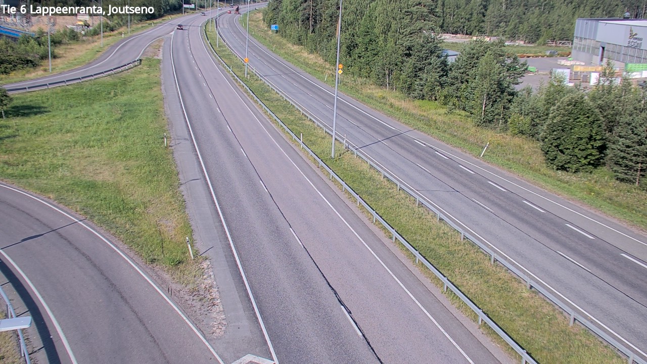 Weather Camera Image Road 6 Lappeenranta, Joutseno, Lappeenranta, Etelä-Karjala