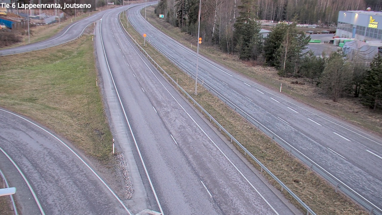 Weather Camera Image Väg 6 Villmanstrand, jotseno, Lappeenranta, Etelä-Karjala