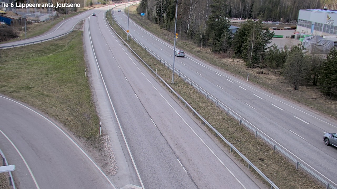 Weather Camera Image Väg 6 Villmanstrand, jotseno, Lappeenranta, Etelä-Karjala