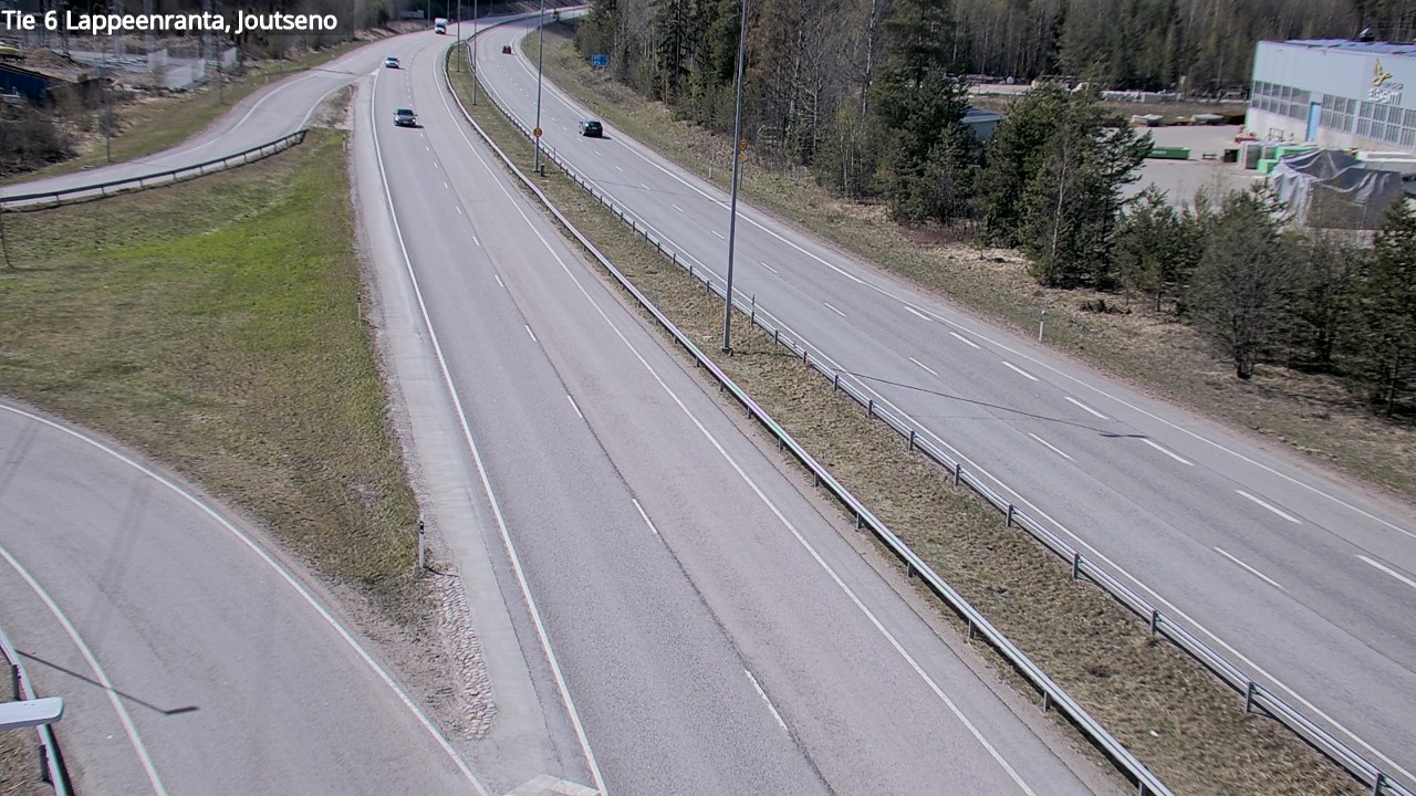 Weather Camera Image Väg 6 Villmanstrand, jotseno, Lappeenranta, Etelä-Karjala