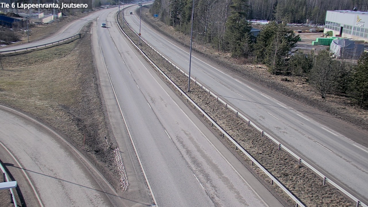 Weather Camera Image Väg 6 Villmanstrand, jotseno, Lappeenranta, Etelä-Karjala