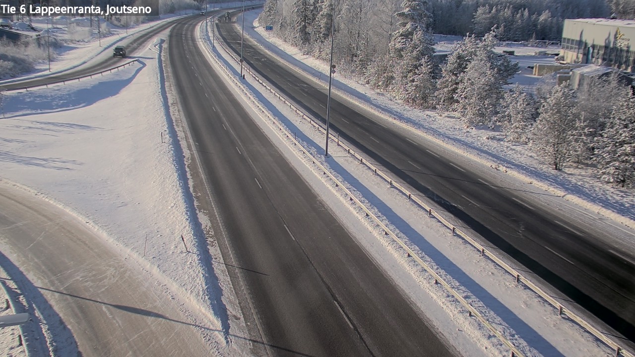 Weather Camera Image Road 6 Lappeenranta, Joutseno, Lappeenranta, Etelä-Karjala