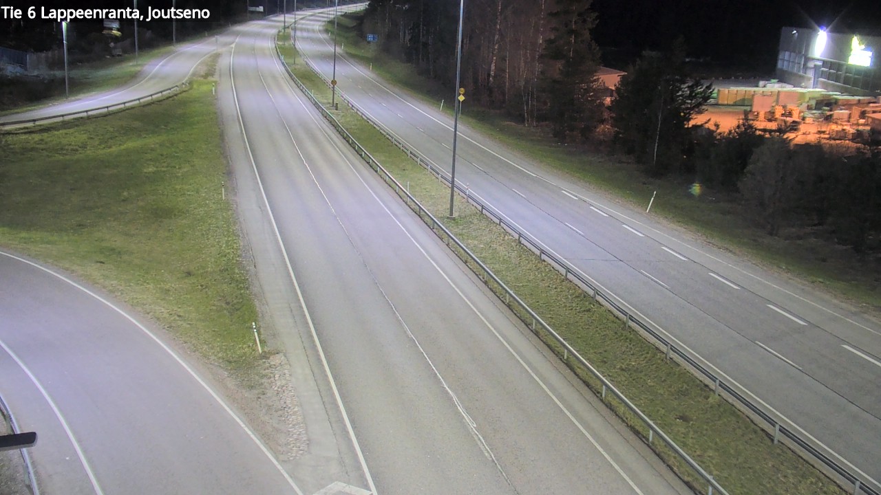 Weather Camera Image Väg 6 Villmanstrand, jotseno, Lappeenranta, Etelä-Karjala