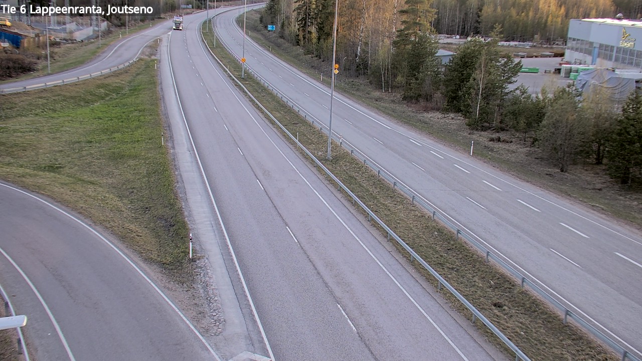 Weather Camera Image Väg 6 Villmanstrand, jotseno, Lappeenranta, Etelä-Karjala