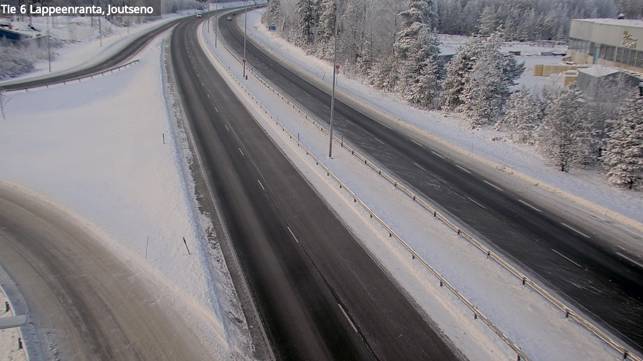 Weather Camera Image Road 6 Lappeenranta, Joutseno, Lappeenranta, Etelä-Karjala