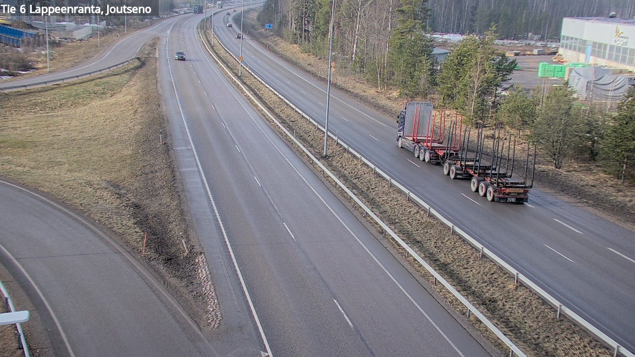 Weather Camera Image Väg 6 Villmanstrand, jotseno, Lappeenranta, Etelä-Karjala