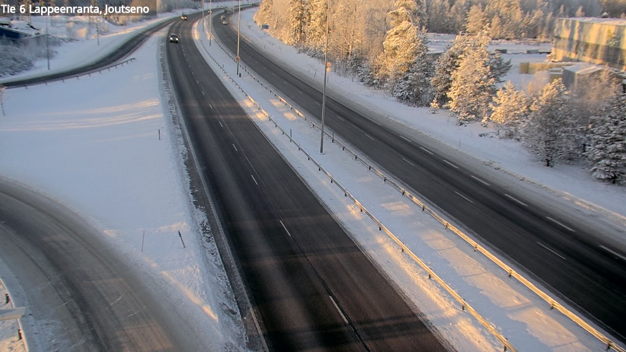 Weather Camera Image Road 6 Lappeenranta, Joutseno, Lappeenranta, Etelä-Karjala