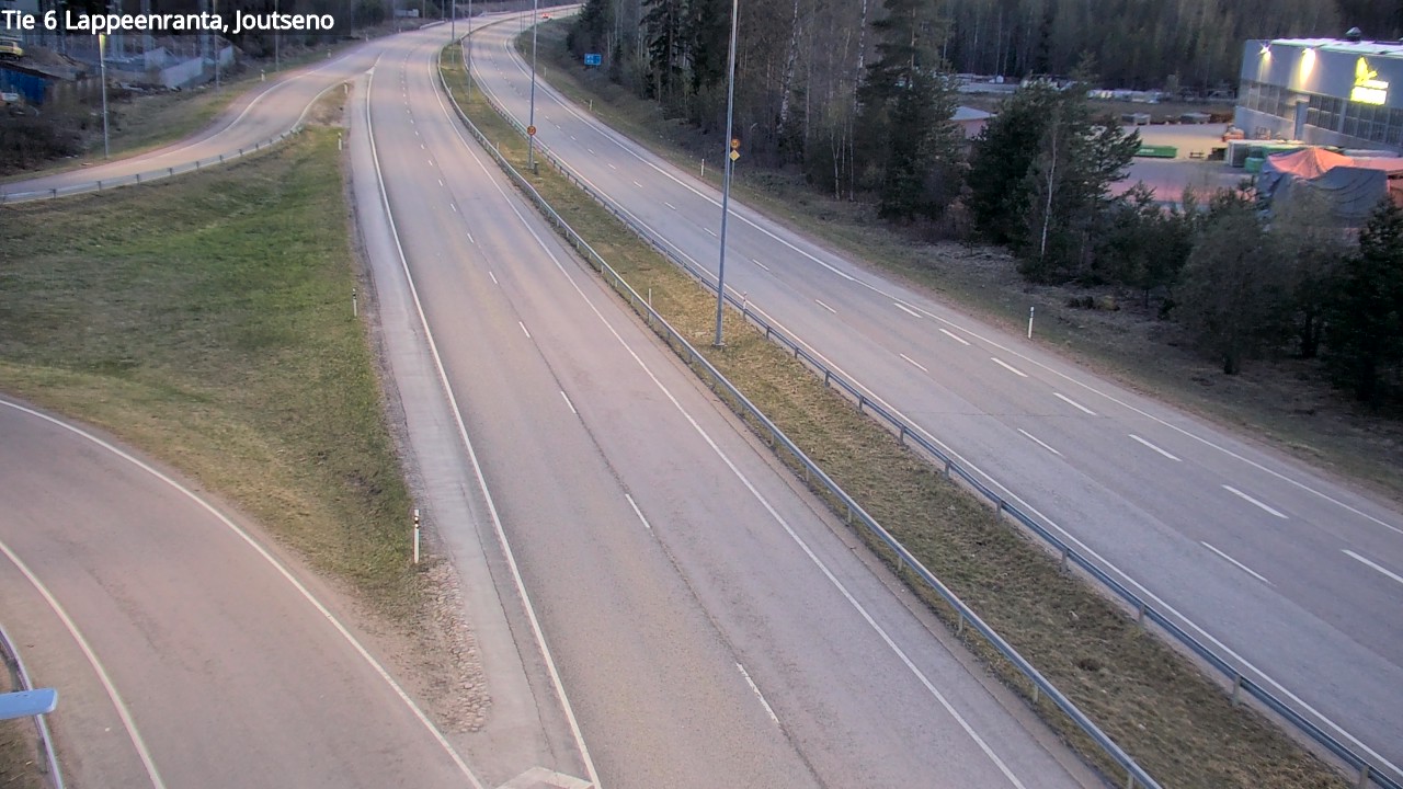 Weather Camera Image Väg 6 Villmanstrand, jotseno, Lappeenranta, Etelä-Karjala