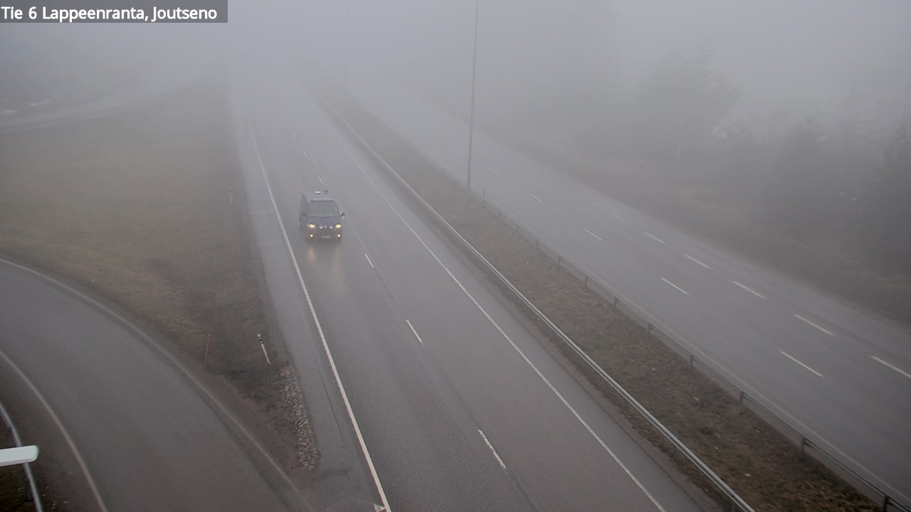 Weather Camera Image Väg 6 Villmanstrand, jotseno, Lappeenranta, Etelä-Karjala