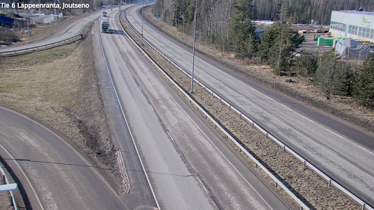 Weather Camera Image Väg 6 Villmanstrand, jotseno, Lappeenranta, Etelä-Karjala