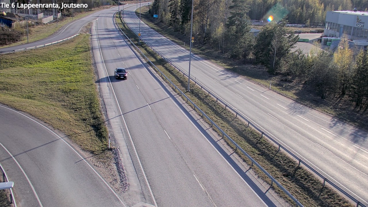 Weather Camera Image Väg 6 Villmanstrand, jotseno, Lappeenranta, Etelä-Karjala