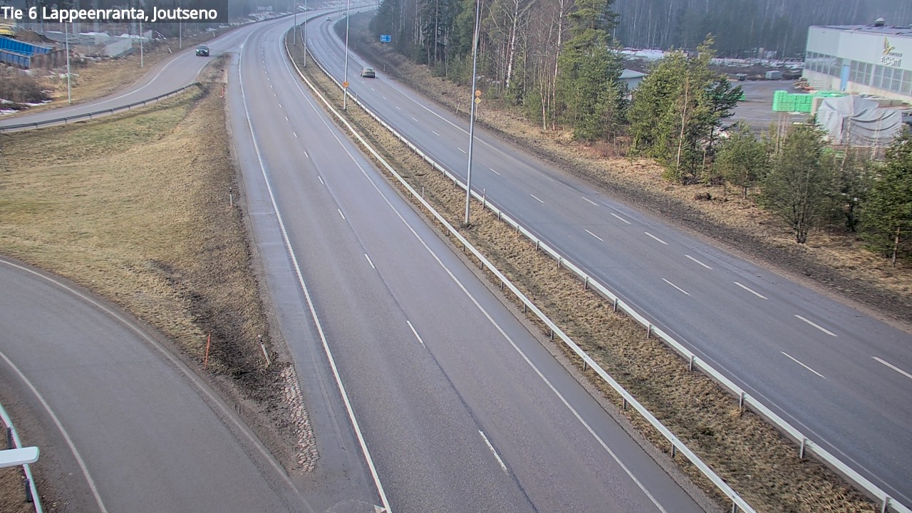Weather Camera Image Väg 6 Villmanstrand, jotseno, Lappeenranta, Etelä-Karjala