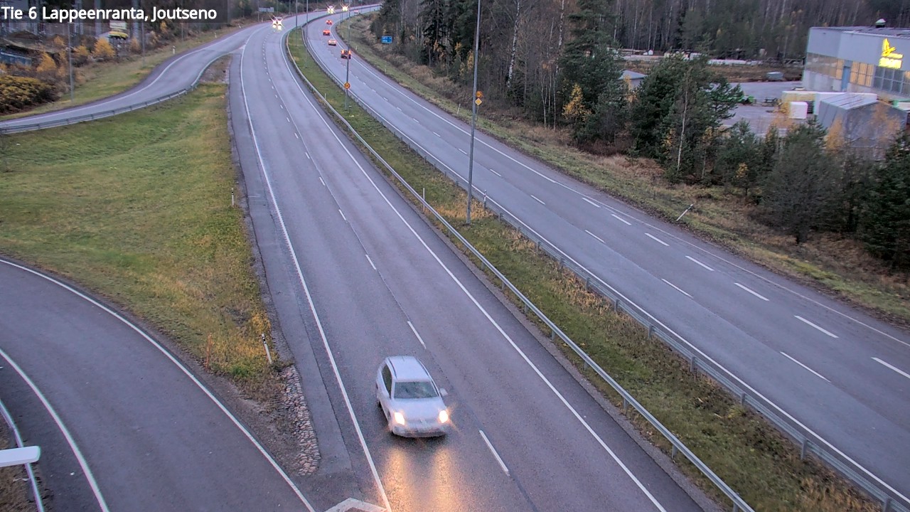Weather Camera Image Road 6 Lappeenranta, Joutseno, Lappeenranta, Etelä-Karjala
