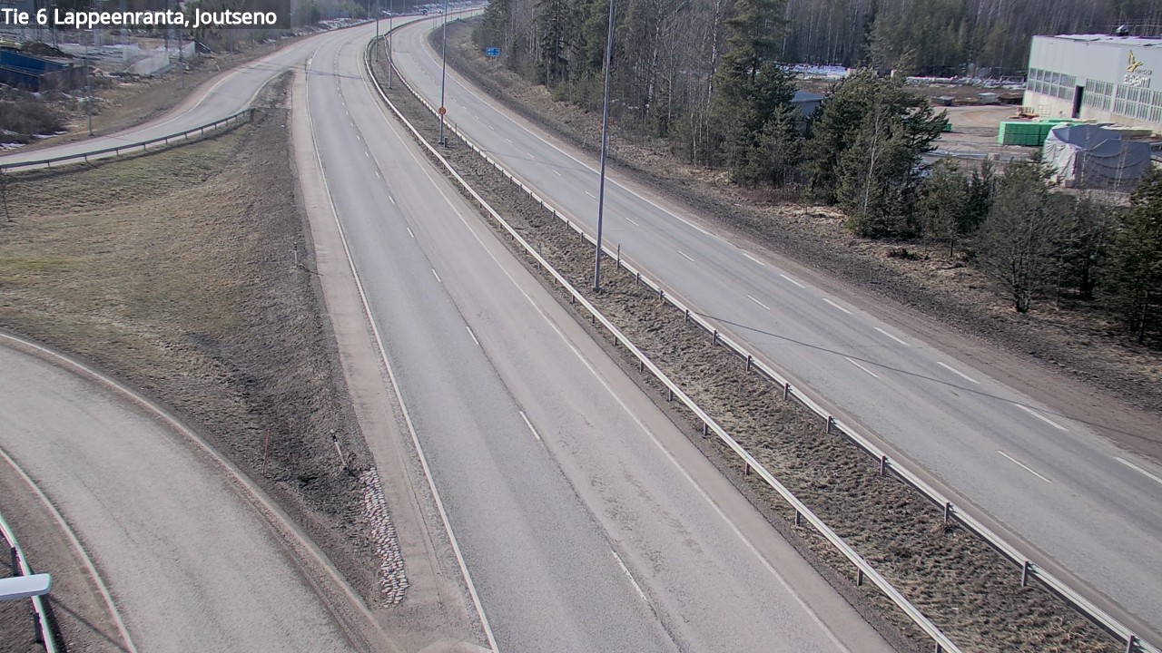 Weather Camera Image Väg 6 Villmanstrand, jotseno, Lappeenranta, Etelä-Karjala